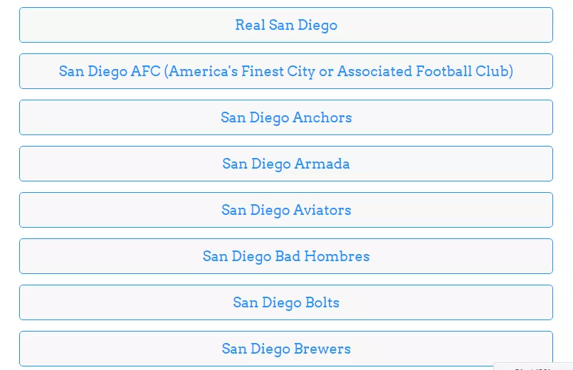 San Diego's MLS expansion team name: Please don't pick something boring!