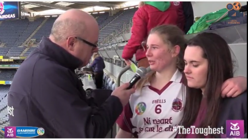 Watch: Slaughtneil Captain's Emotional Interview After All-Ireland Win