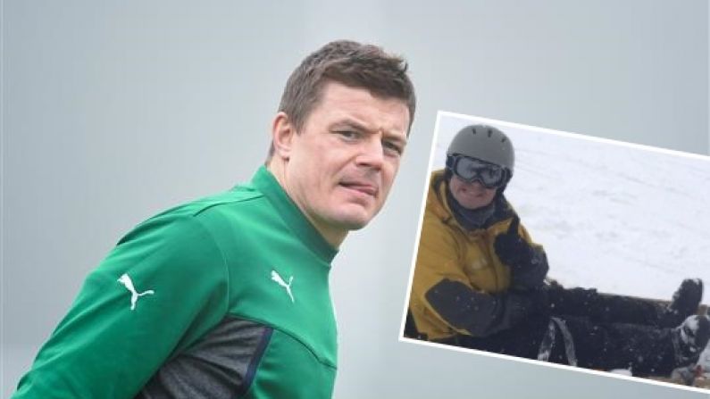Brian O'Driscoll Had An 'Embarrassing Journey Down The Mountain' On A Skiing Trip