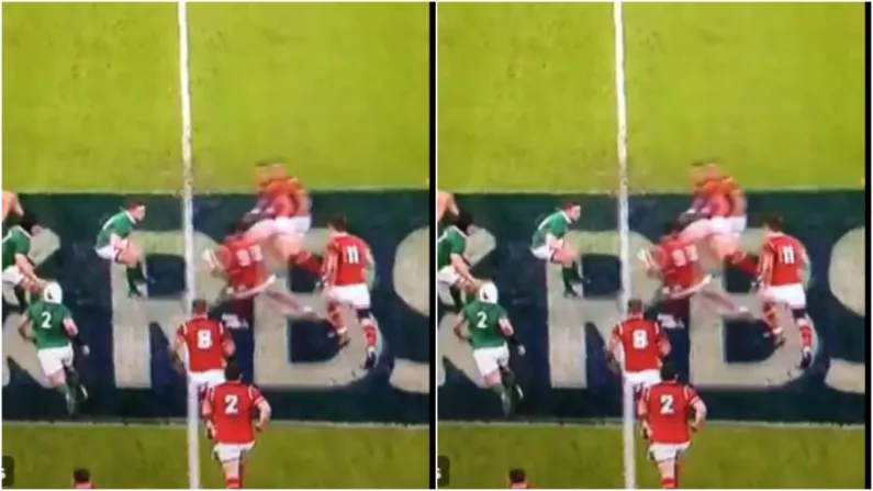 Watch: Replays Show Forward Pass In Opening Wales Try