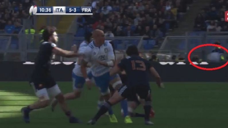Watch: Sergio Parisse Bamboozles France With Absurdly Brazen Pass