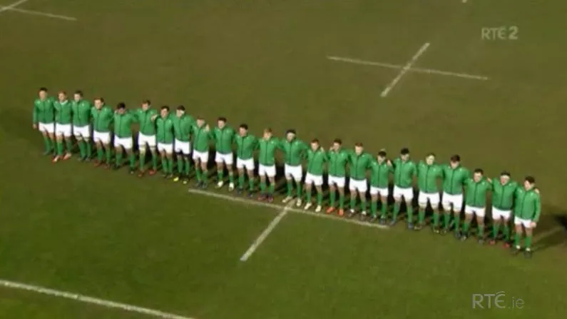 Irish Fans Were Not Happy With A Weird 'Remix' Of Ireland's Call Before U20s Clash