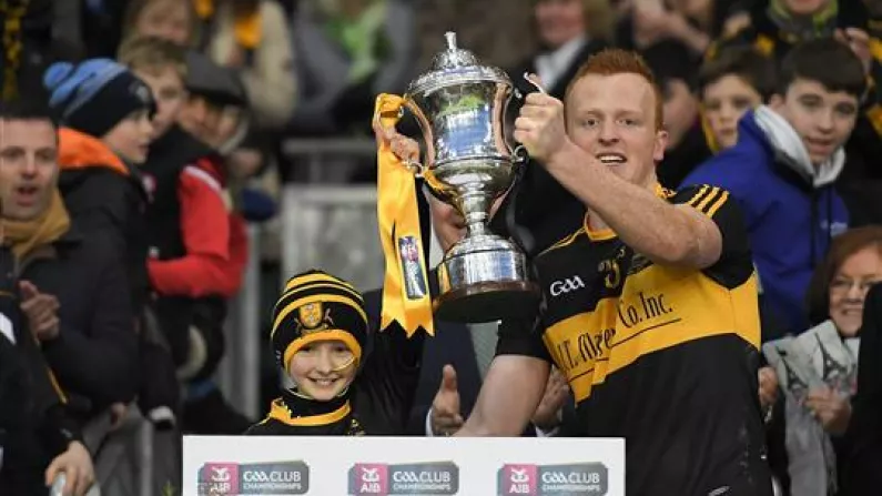 Beautiful Gesture As Young Amy O'Connor Lifts Club Football Trophy With Dr. Crokes