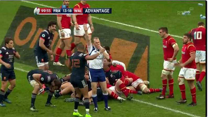 The Best Reaction To A Farcical Finish Between France And Wales