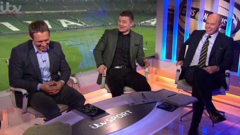 Brian O'Driscoll Enjoyed A Little Laugh At Eddie Jones' Expense On ITV