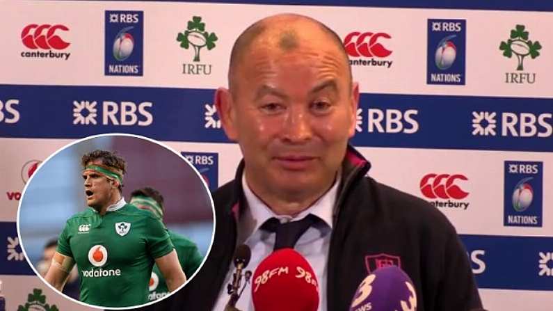 Eddie Jones Had A Curious Theory About How Jamie Heaslip Got Injured