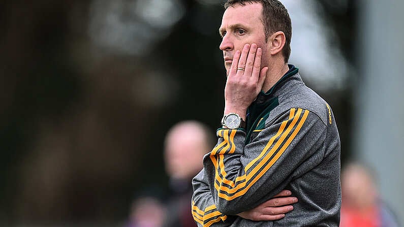 19 March 2017; Andy McEntee manager of Meath during the Allianz Football League Division 2 Round 5 match between Cork and Meath at Pairc Ui Rinn in Cork. Photo by Matt Browne/Sportsfile