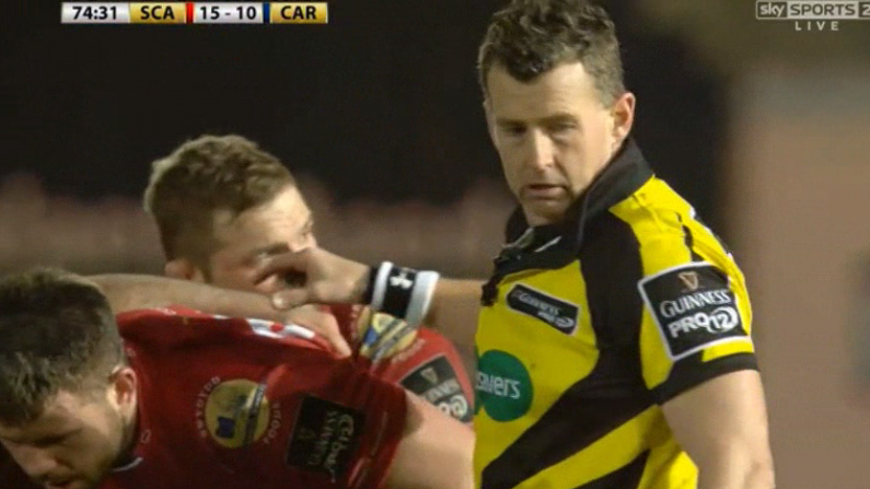 Sky Commentators Were Loving Nigel Owens' Pop At Front Row Subs