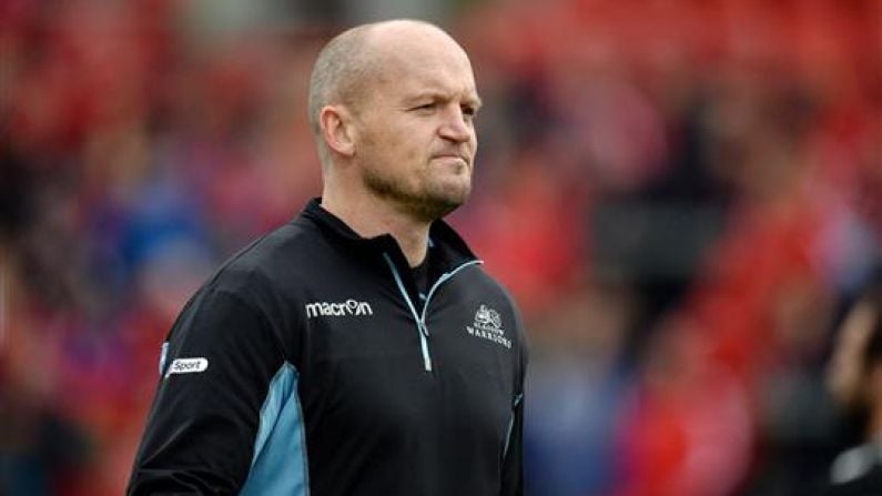 Glasgow Head Coach Gregor Townsend Turned The Munster Game Off At Half-Time