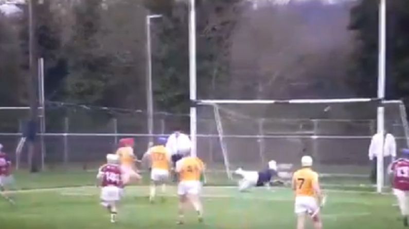 Watch: Antrim 'Keeper Makes Preposterous Save From Point-Blank Range