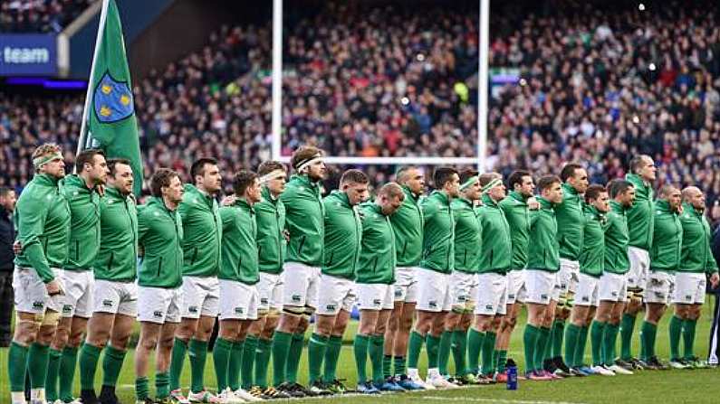 The Ireland Team To Play Italy On Saturday Has Been Named