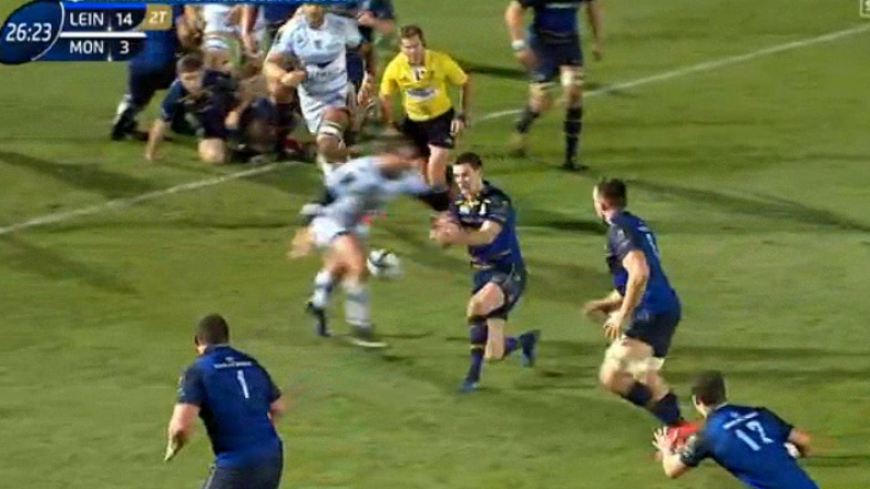 Watch: Francois Steyn Sent Off For Shocking High/Late Hit On Johnny Sexton