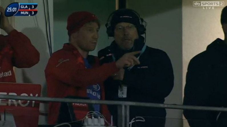 Jerry Flannery Gave One Of The More Interesting In-Game Interviews Against Glasgow