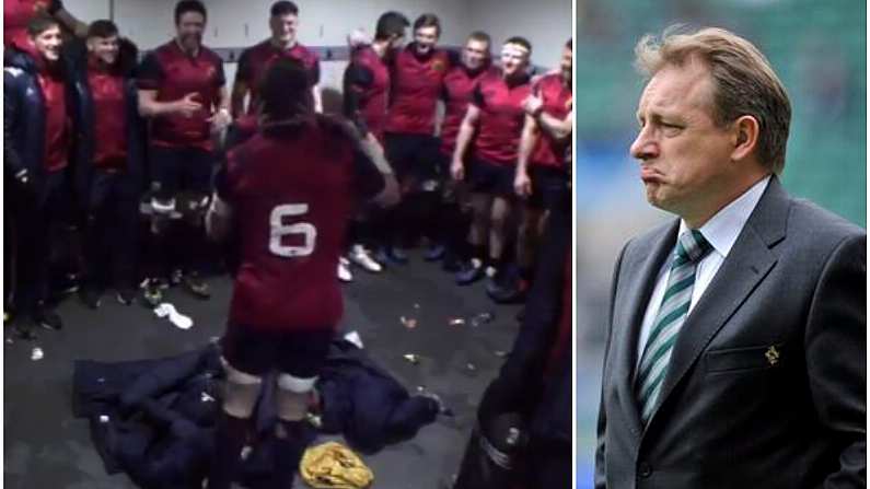 Eddie O'Sullivan Explains The Strange Tradition Of Kissing In Irish Rugby