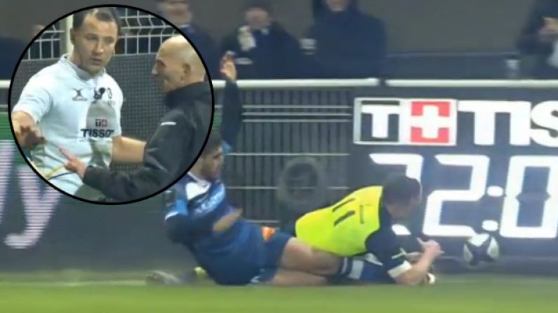 Watch: Leinster Denied Score By Miraculous Last-Ditch... Slide Tackle?