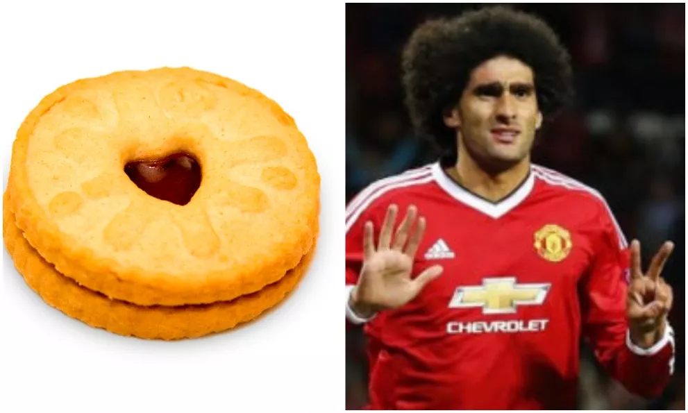 footballers as biscuits
