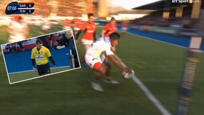 Toulon Winger Commits 'Shocking' Error Against Saracens