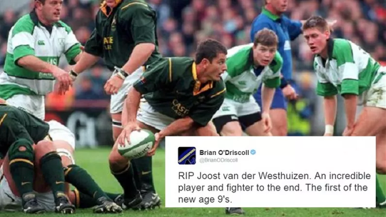 'Rest Easy, Blue Eyes': Joost Van Der Westhuizen, Rugby Legend, Has Passed Away