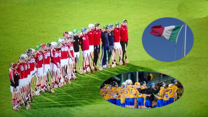 Watch: Crowd Breaks Arse Laughing As Wrong Anthem Plays Before Cork v Clare League Game