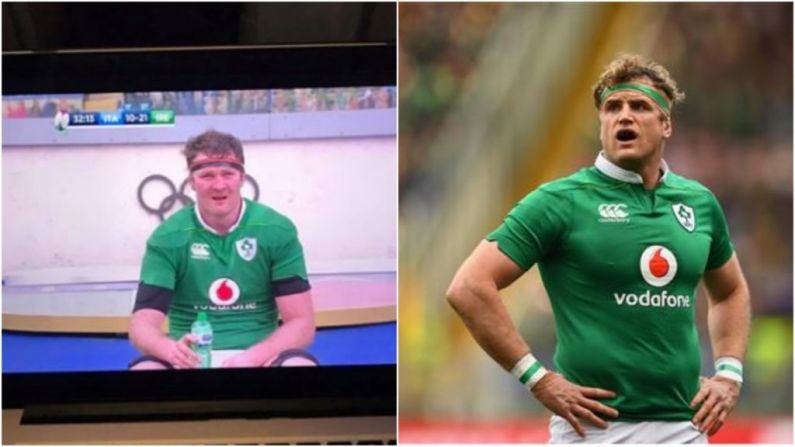 Jamie Heaslip Provides Perfect Caption For Donnacha Ryan Sin Bin Pic