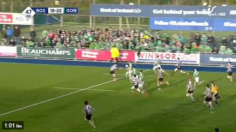 Watch: Extraordinary, Sweeping Try By Gonzaga Lights Up Leinster Schools Cup