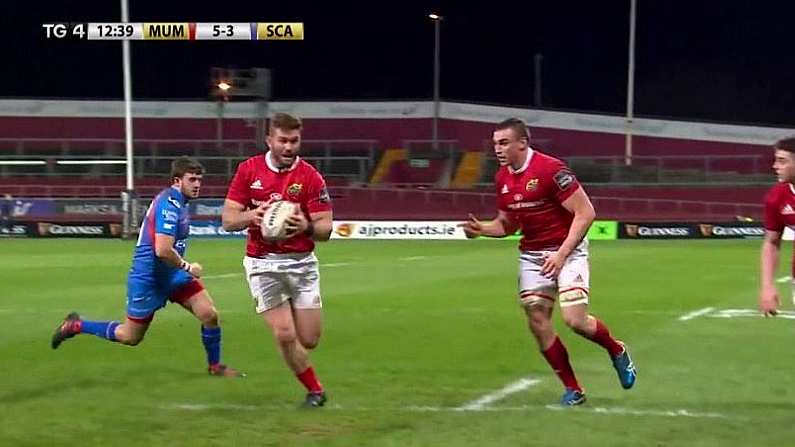 Watch: Jaco Taute Finishes Off Thrilling Munster Try Against Scarlets