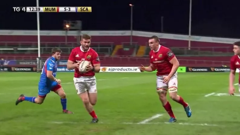 Watch: Jaco Taute Finishes Off Thrilling Munster Try Against Scarlets
