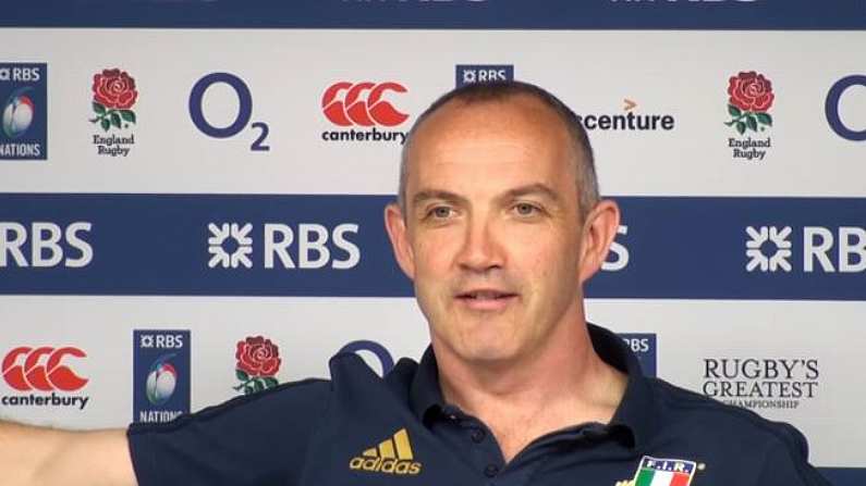 "Please Listen And Don't Think I'm Mad!" - Conor O'Shea Outlines How Italy Decided On Tactics