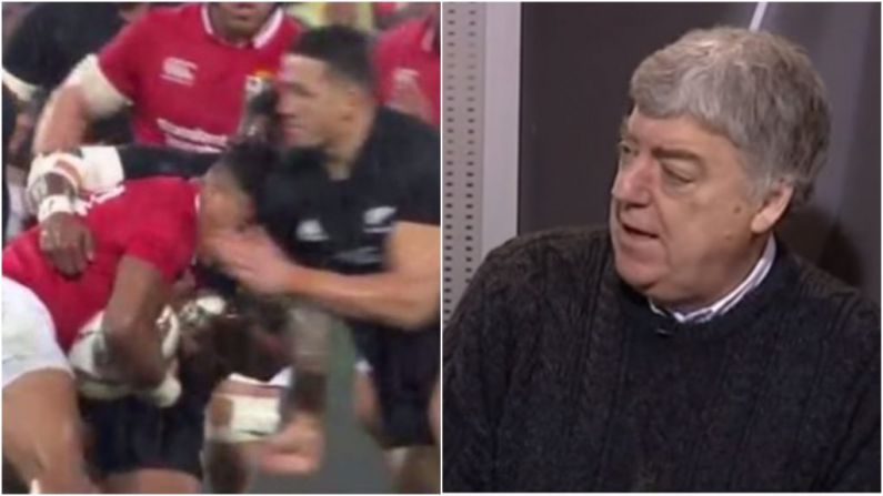 Stephen Jones Has A Hysterical Reaction To Sonny Bill Williams' Tackle