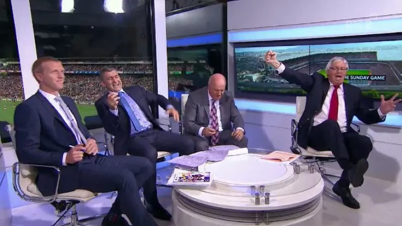 The Reaction In The RTÉ Studio Joe Canning's Point Was Brilliant