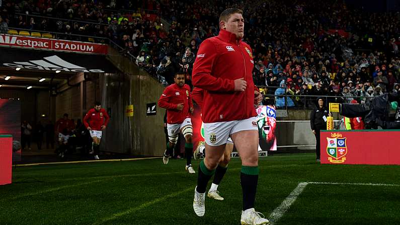 1 July 2017; Tadhg Furlong of the British & Irish Lions during the Second Test match between New Zealand All Blacks and the British & Irish Lions at Westpac Stadium in Wellington, New Zealand. Photo by Stephen McCarthy/Sportsfile