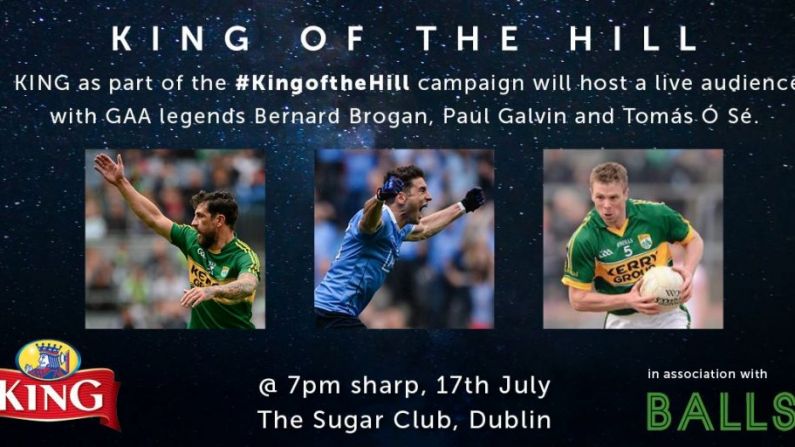 Join Us For A Brilliant Night Of GAA Talk At The Sugar Club Next Monday