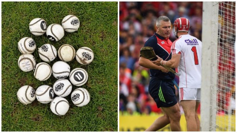 Watch: Sneaky Clare Official Throws Cork Sliotars Into Crowd
