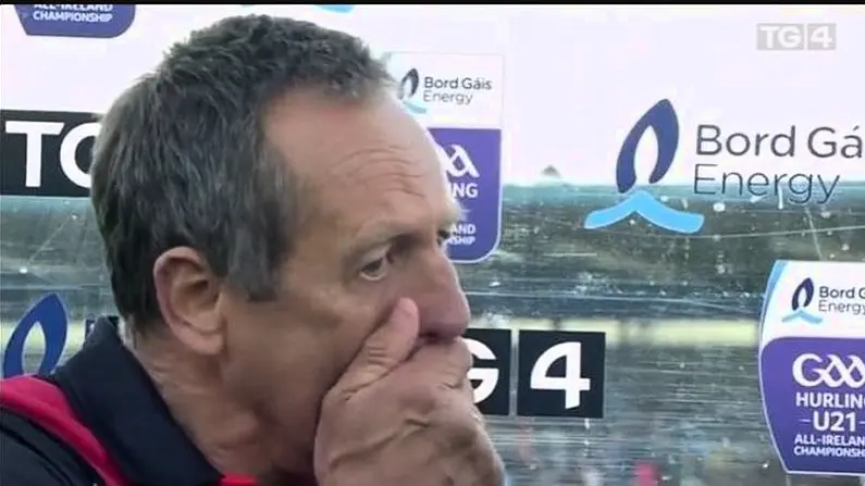 Watch: John Meyler Gives Tearful Interview After Dramatic Win For His Cork Under-21s