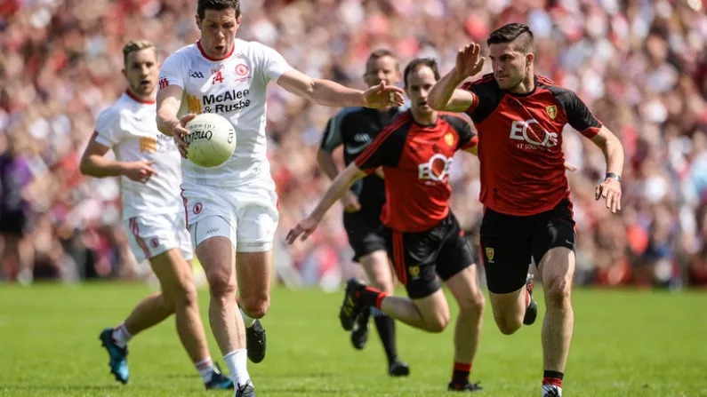 Sean Cavanagh Subject To Some Very Juvenile Treatment By His Down Marker During Ulster Final
