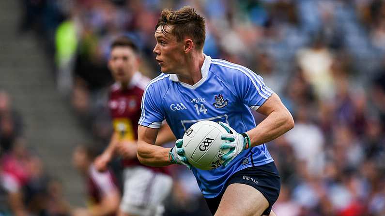 25 June 2017; Con O'Callaghan of Dublin during the Leinster GAA Football Senior Championship Semi-Final match between Dublin and Westmeath at Croke Park in Dublin. Photo by Ray McManus/Sportsfile