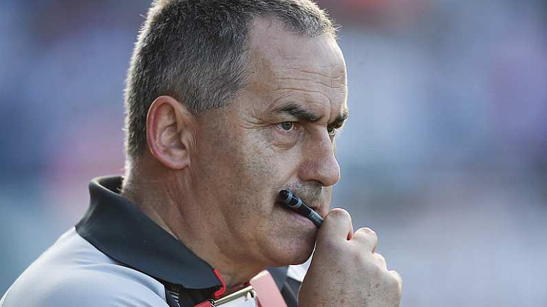 15 July 2017; Carlow manager Turlough O'Brien during the GAA Football All-Ireland Senior Championship Round 3B match between Carlow and Monaghan at Netwatch Cullen Park in Carlow. Photo by David Maher/Sportsfile