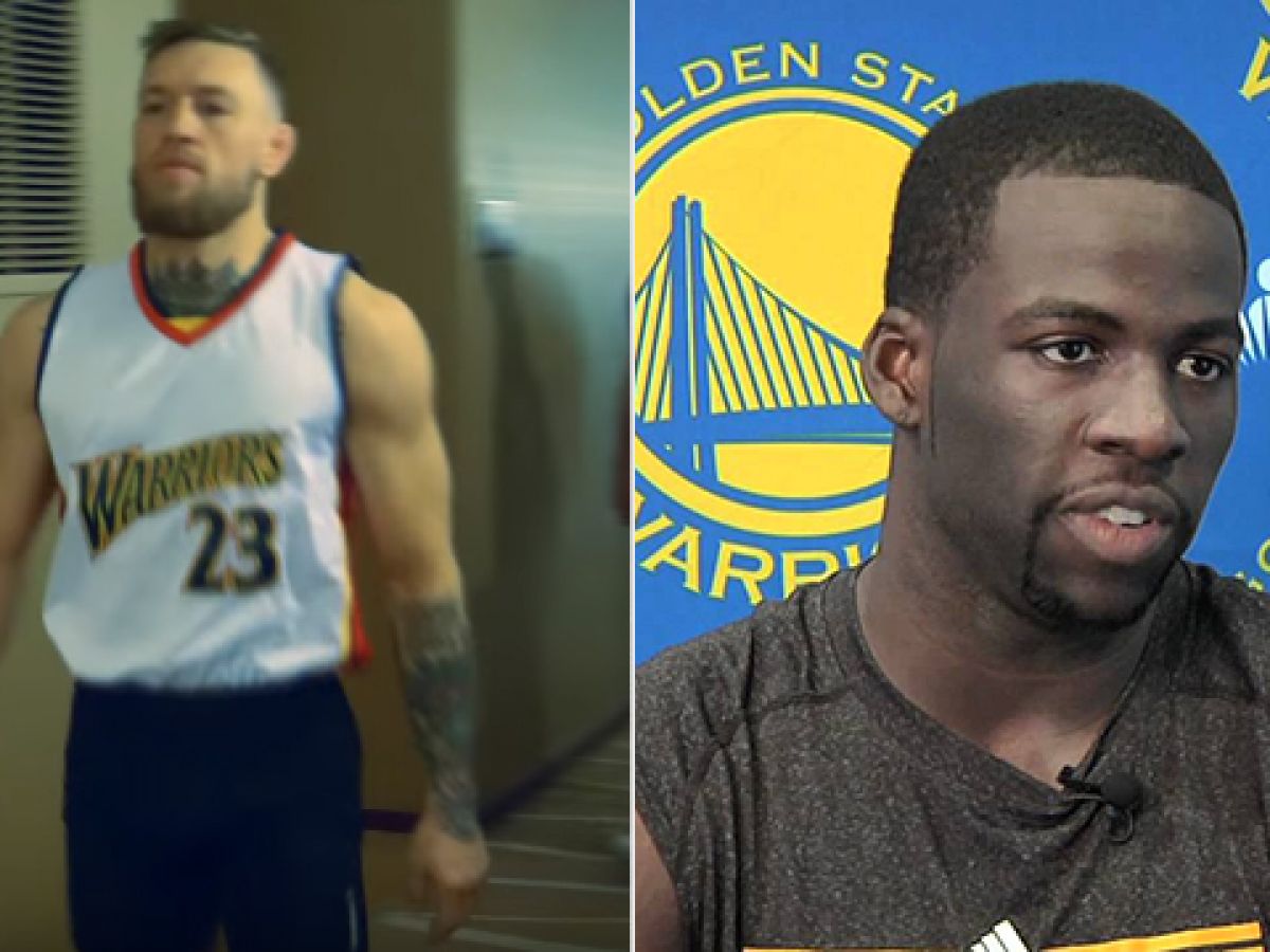 Conor McGregor and Draymond Green engage in epic trash talk over Golden  State Warriors NBA jersey 