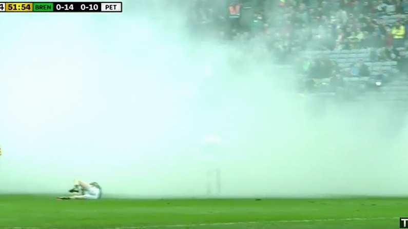 Surreal Scenes At Croker As Smoke Bomb Unleashed During Hogan Cup Final