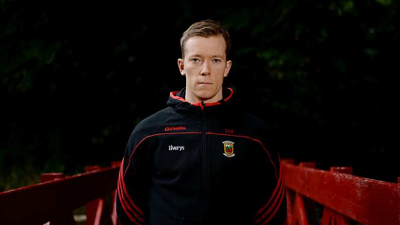 8 September 2016; Donal Vaughan of Mayo after an All-Ireland Football Final Press Conference at Breaffy House Hotel in Breaffy, Co Mayo. Photo by Piaras O Midheach/Sportsfile