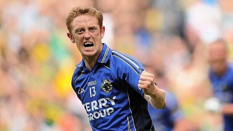 21 August 2011; Colm Cooper, Kerry, celebrates after scoring his side's first goal. GAA Football All-Ireland Senior Championship Semi-Final, Mayo v Kerry, Croke Park, Dublin. Picture credit: Matt Browne / SPORTSFILE