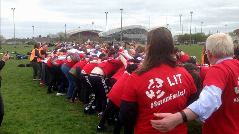 Amazing Scenes In Limerick As Students Break World Record For Anthony Foley