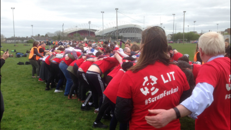 Amazing Scenes In Limerick As Students Break World Record For Anthony Foley