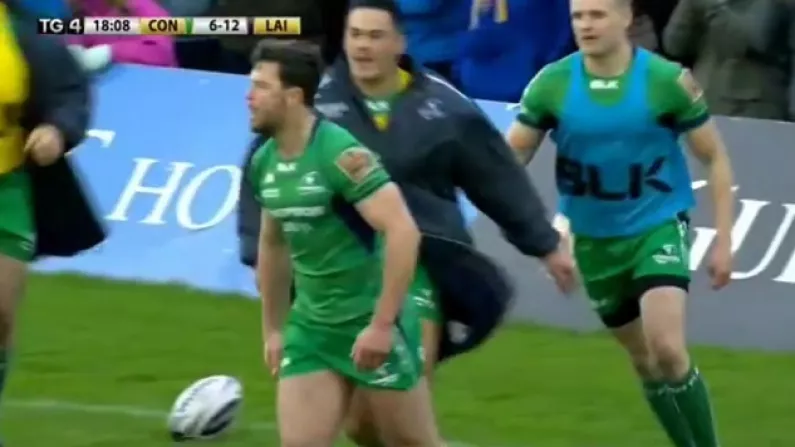 Watch: Sportsgrounds Erupt As Connacht Score Breathtaking Try Against Leinster