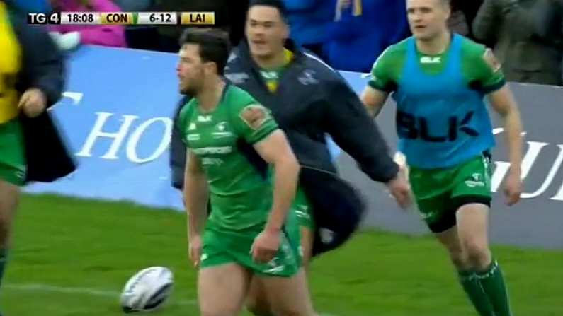 Watch: Sportsgrounds Erupt As Connacht Score Breathtaking Try Against Leinster