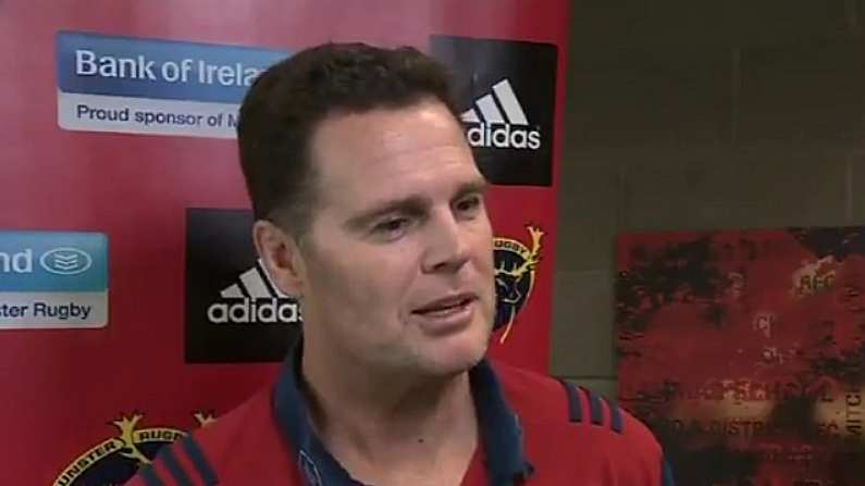 Watch: Rassie Erasmus Finally Gives Honest Take On His Munster Future