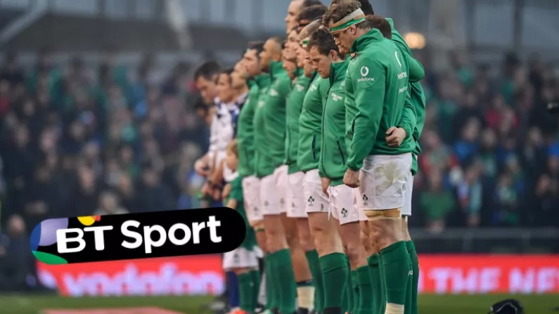 IRFU Quick To Correct Major BT Sport Error About Irish Rugby