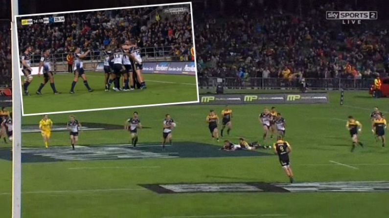 Watch: Brumbies Score Sensational End-To-End Try Vs Hurricanes