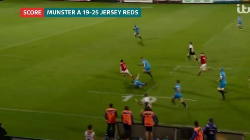 Watch: Munster Winger Scores Extraordinary Solo Try As They Win British & Irish Cup