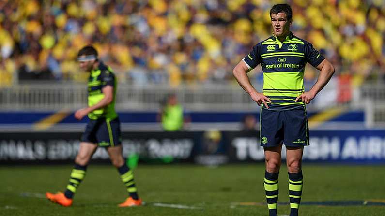 23 April 2017; Jonathan Sexton of Leinster during the European Rugby Champions Cup Semi-Final match between ASM Clermont Auvergne and Leinster at Matmut Stadium de Gerland in Lyon, France. Photo by Stephen McCarthy/Sportsfile